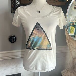 Black Scale Triangle Di Vinci Illuminati Tee SMALL